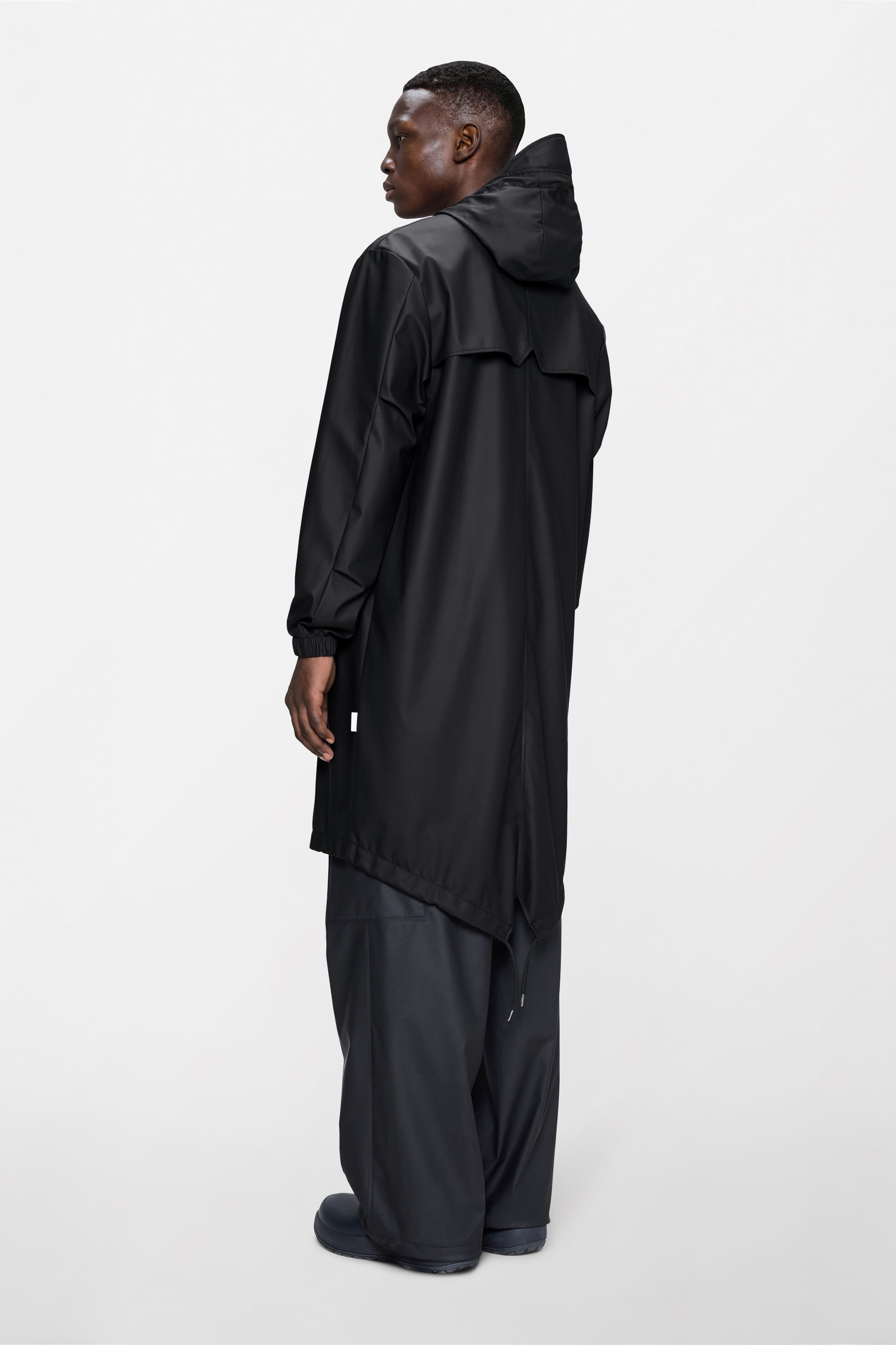 RAINS Fishtail Parka Black Jacket