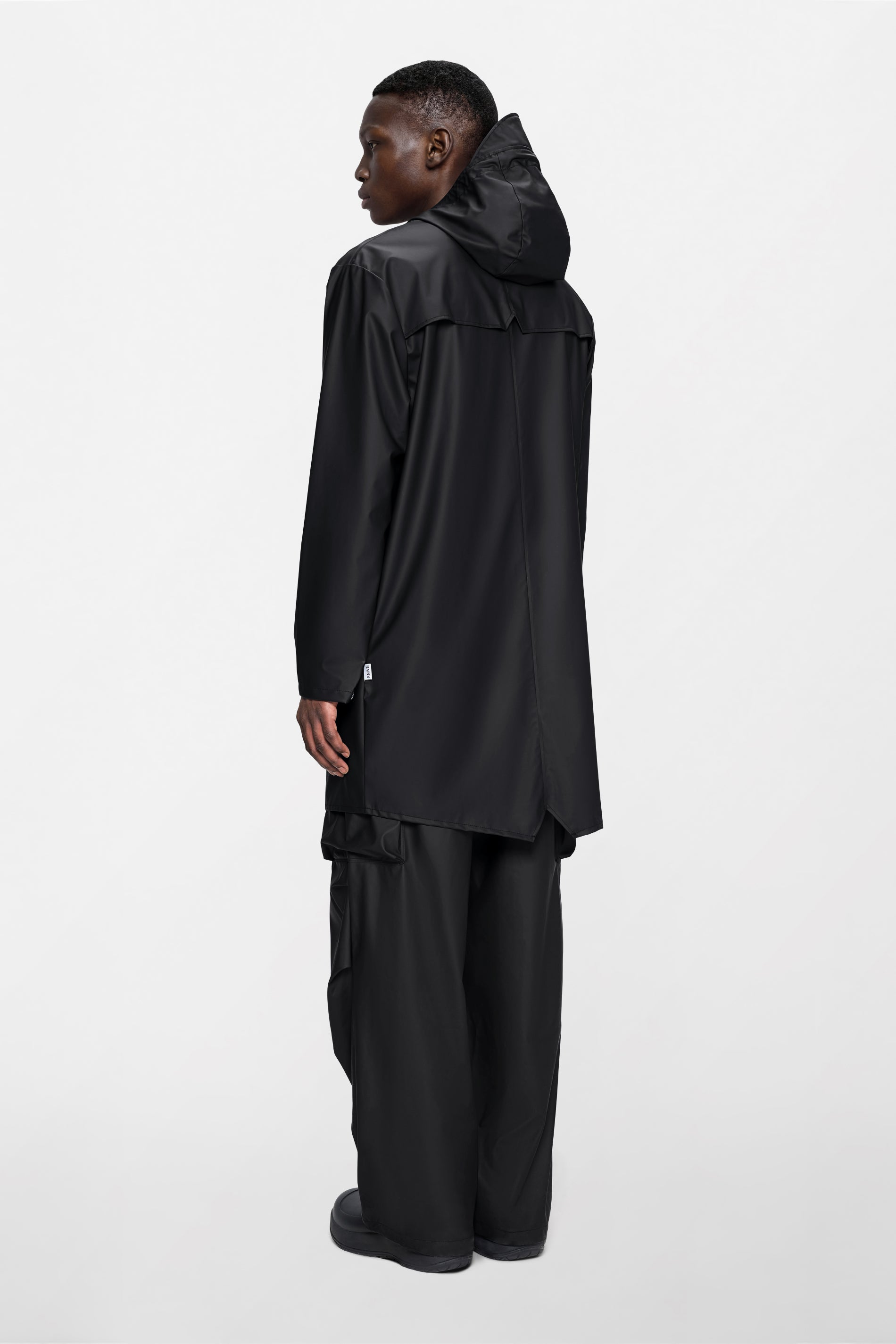 RAINS Long Jacket Black Jacket