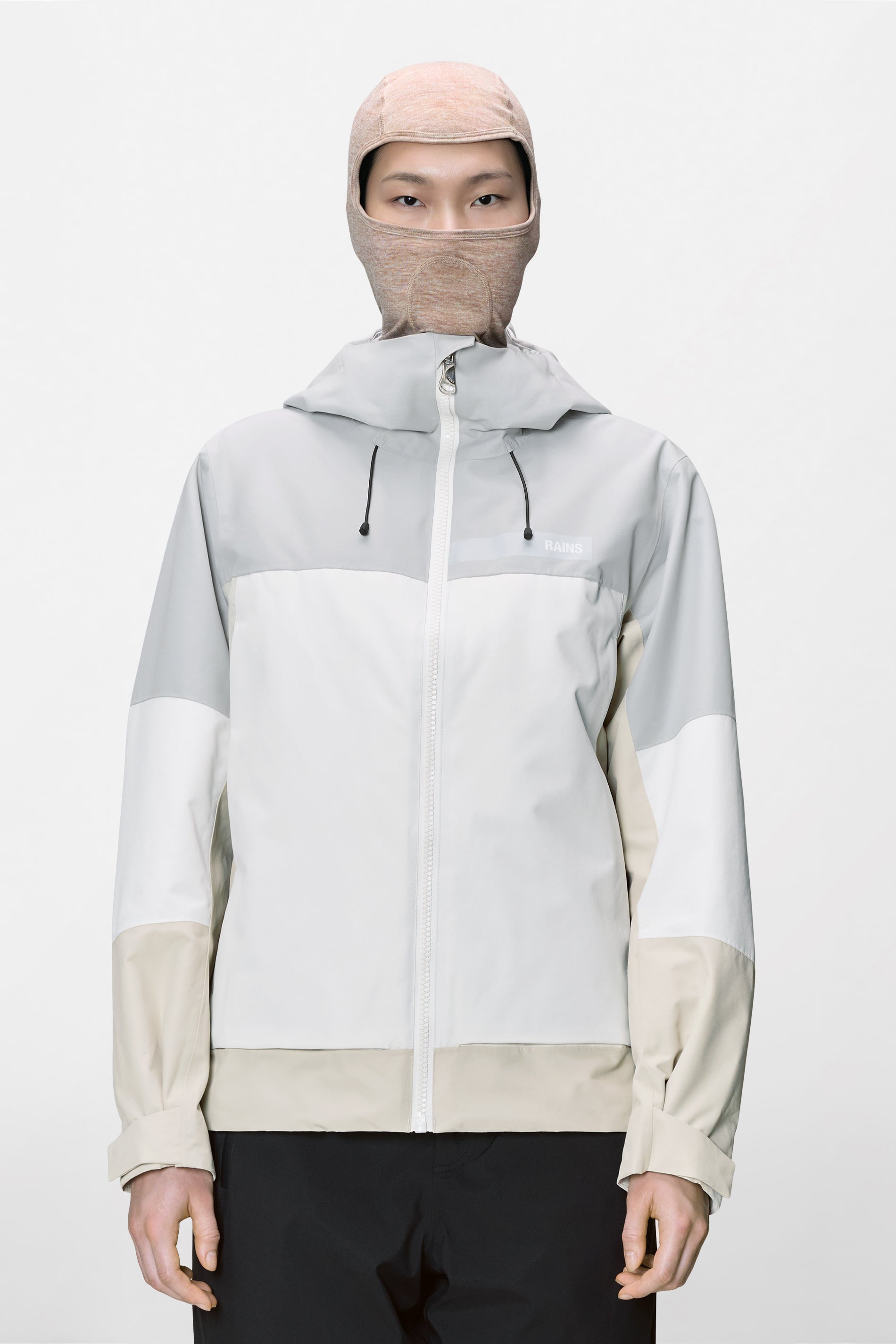 RAINS Niseko Balaclava Beige Headwear