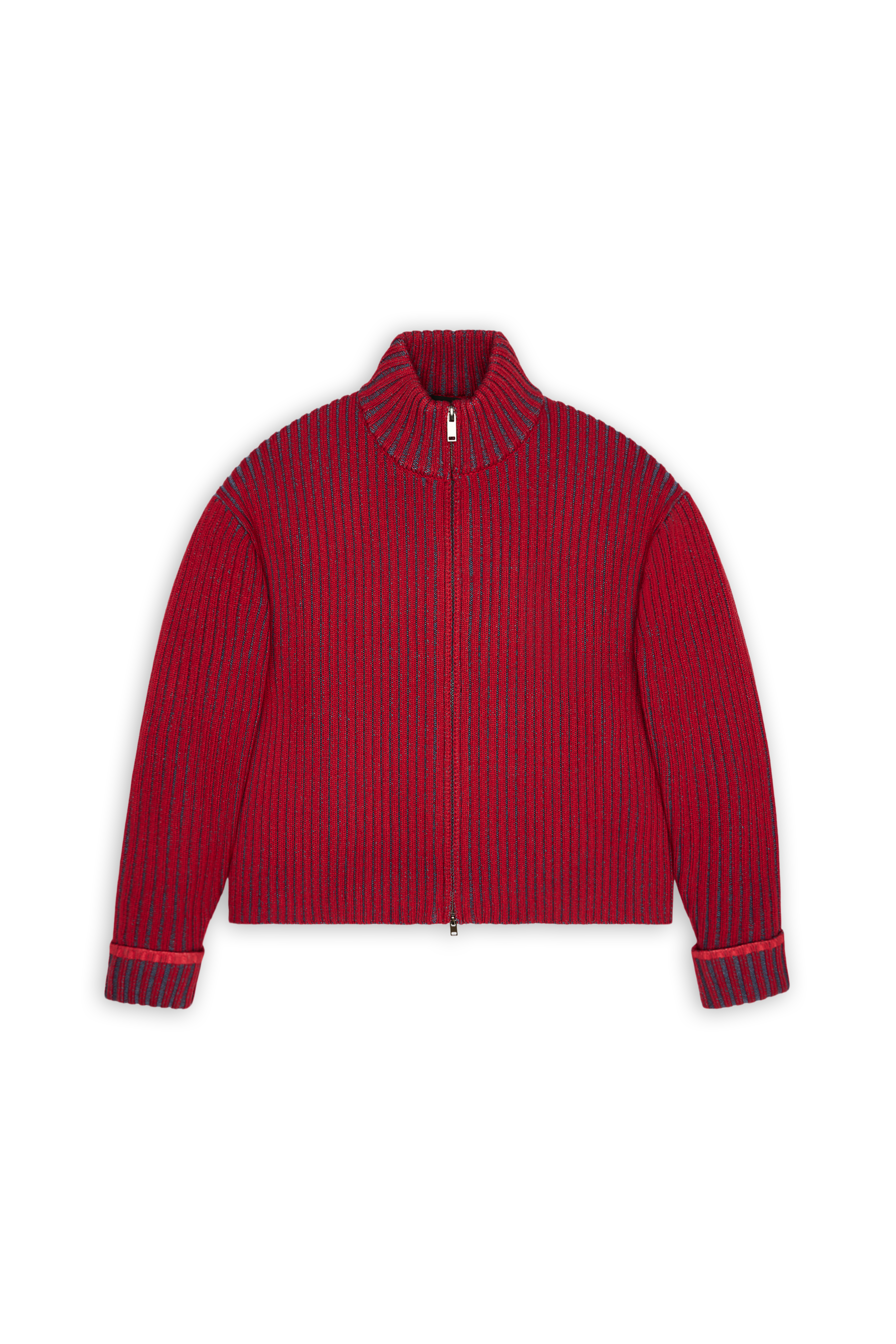 RAINS Sapa Knit W Zip Cardigan Spark/ Blue Dusk Long Sleeve