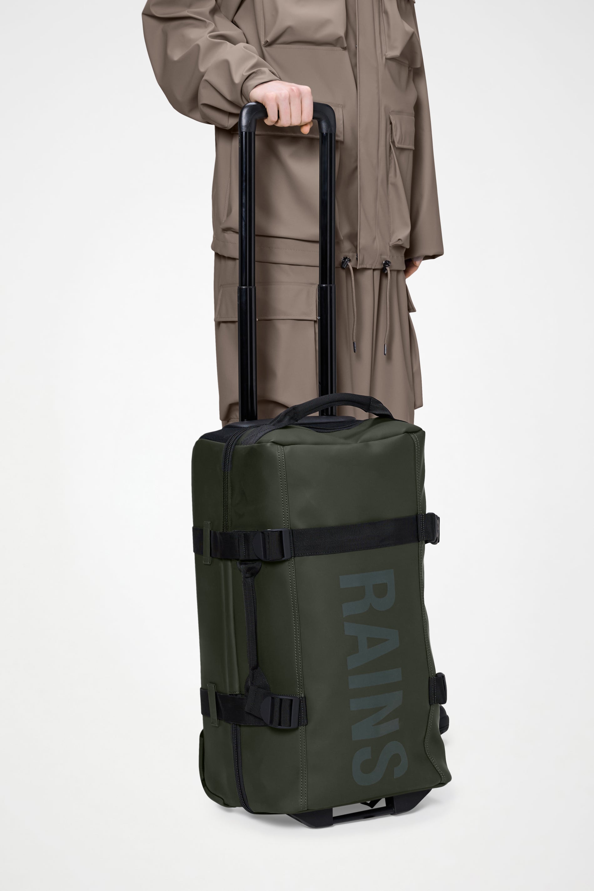 RAINS Texel Cabin Bag Green 35L H55 x D20 x W31 cm Cabin